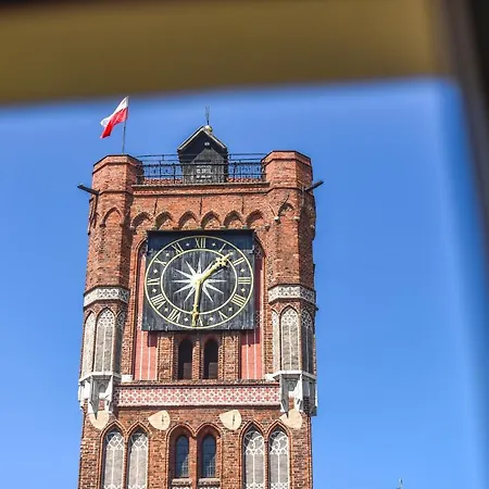 Apartament Z Widokiem Na Pomnik Kopernika - Rynek Staromiejski Torun Exterior photo